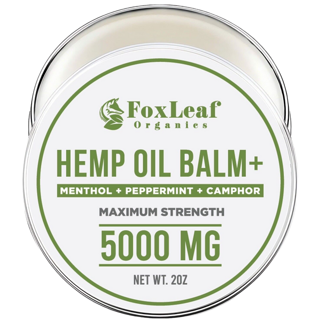 Hemp Seed Oil Balm with Arnica, Camphor, Menthol, and Peppermint Extract - 2oz