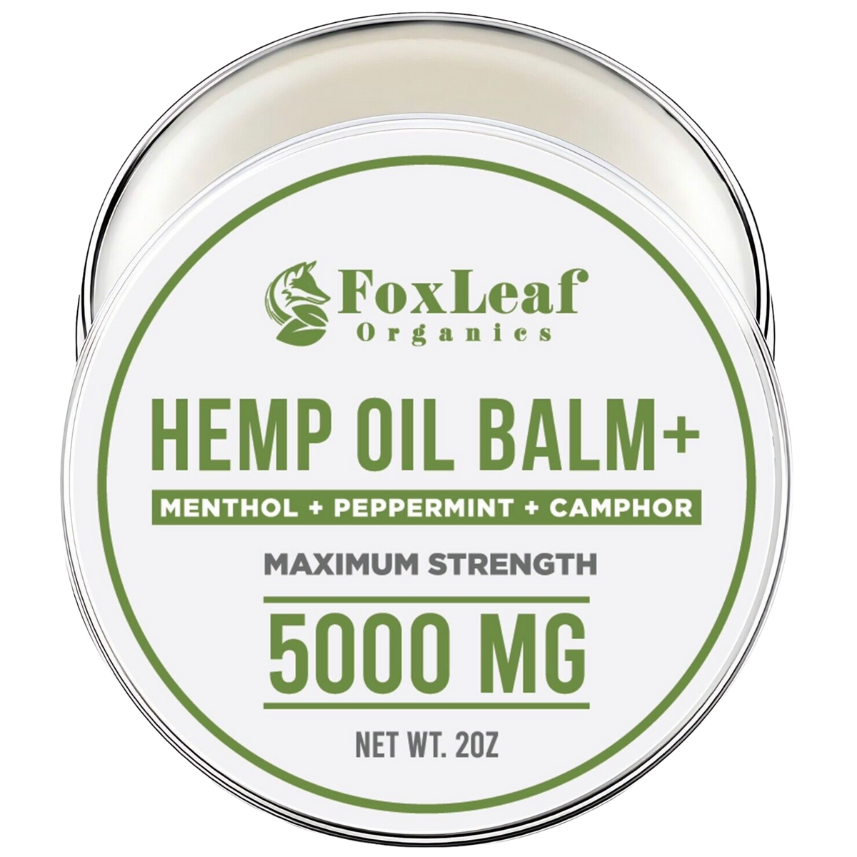 Foxleaf Hemp Seed Oil Balm jar