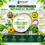 Load image into Gallery viewer, Hemp Seed Oil Balm with Arnica, Camphor, Menthol, and Peppermint Extract - 2oz
