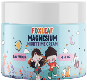 Magnesium Cream for Kids with Aloe Vera, Shea Butter, Dandelion Root Extract & Lavender - 4oz