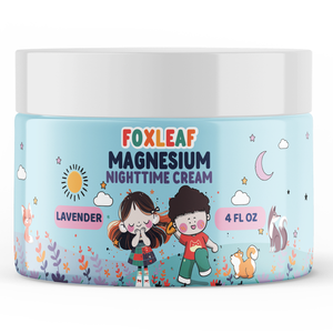 Magnesium Cream for Kids with Aloe Vera, Shea Butter, Dandelion Root Extract & Lavender - 4oz