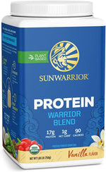 Load image into Gallery viewer, Sunwarrior Vegan Protein Powder with BCAA | Organic Hemp Seed Protein | Vanilla 30 SRV 750 G
