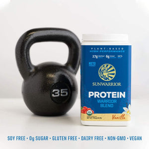 Sunwarrior Vegan Protein Powder with BCAA | Organic Hemp Seed Protein | Vanilla 30 SRV 750 G