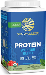 Load image into Gallery viewer, Sunwarrior Vegan Protein Powder with BCAA | Organic Hemp Seed Protein | Unflavored 30 SRV 750 G
